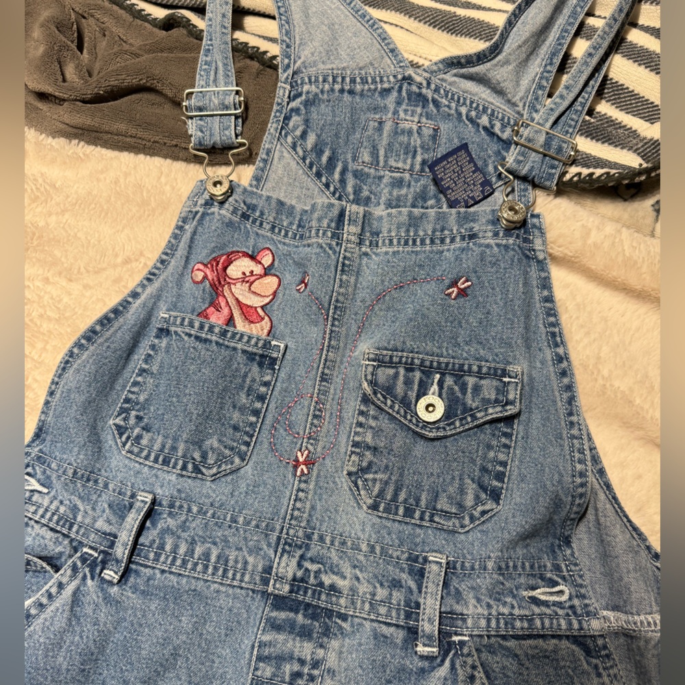 Vtg Blue Denim Overalls